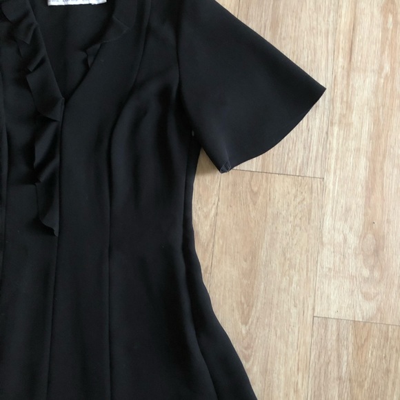 & Other Stories Black Dress with Details on Neck in Size 4 - Picture 7 of 7